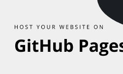 Featured image of post Host your website on GitHub